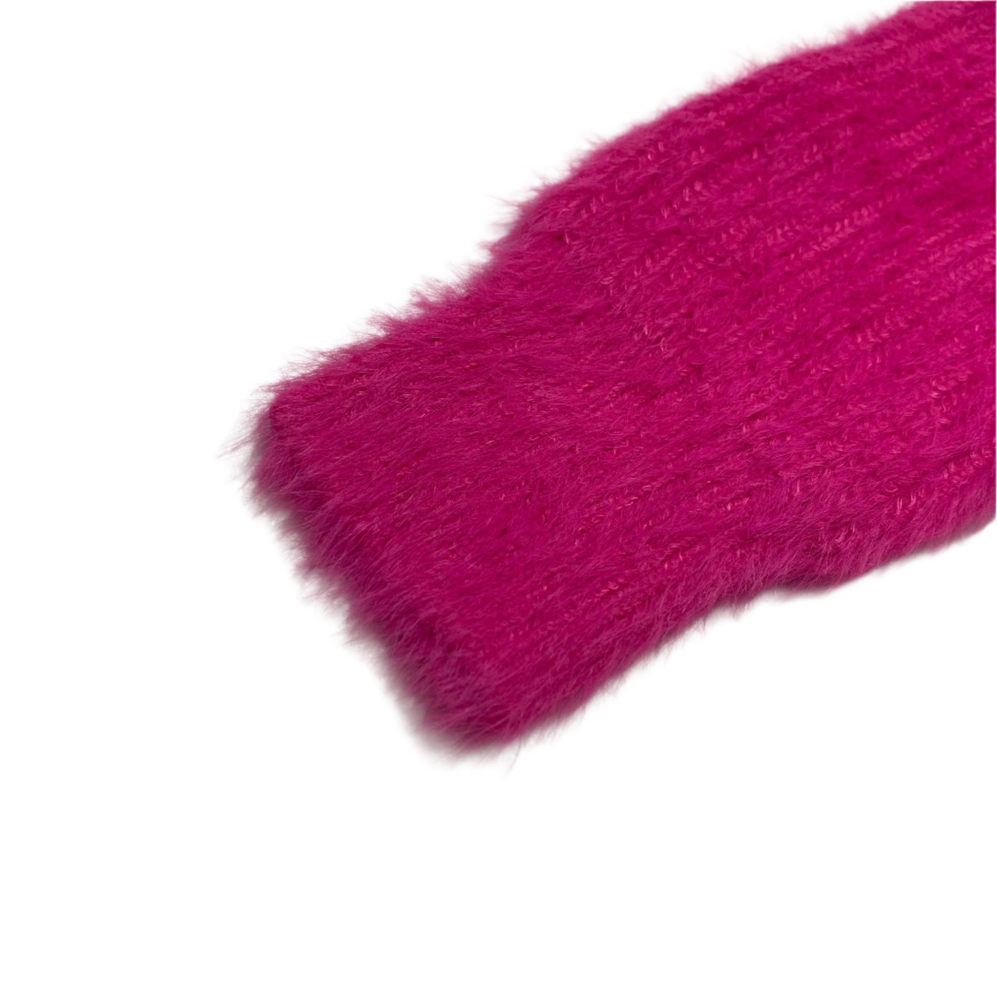 V-neck Fur Sweater (Pink)