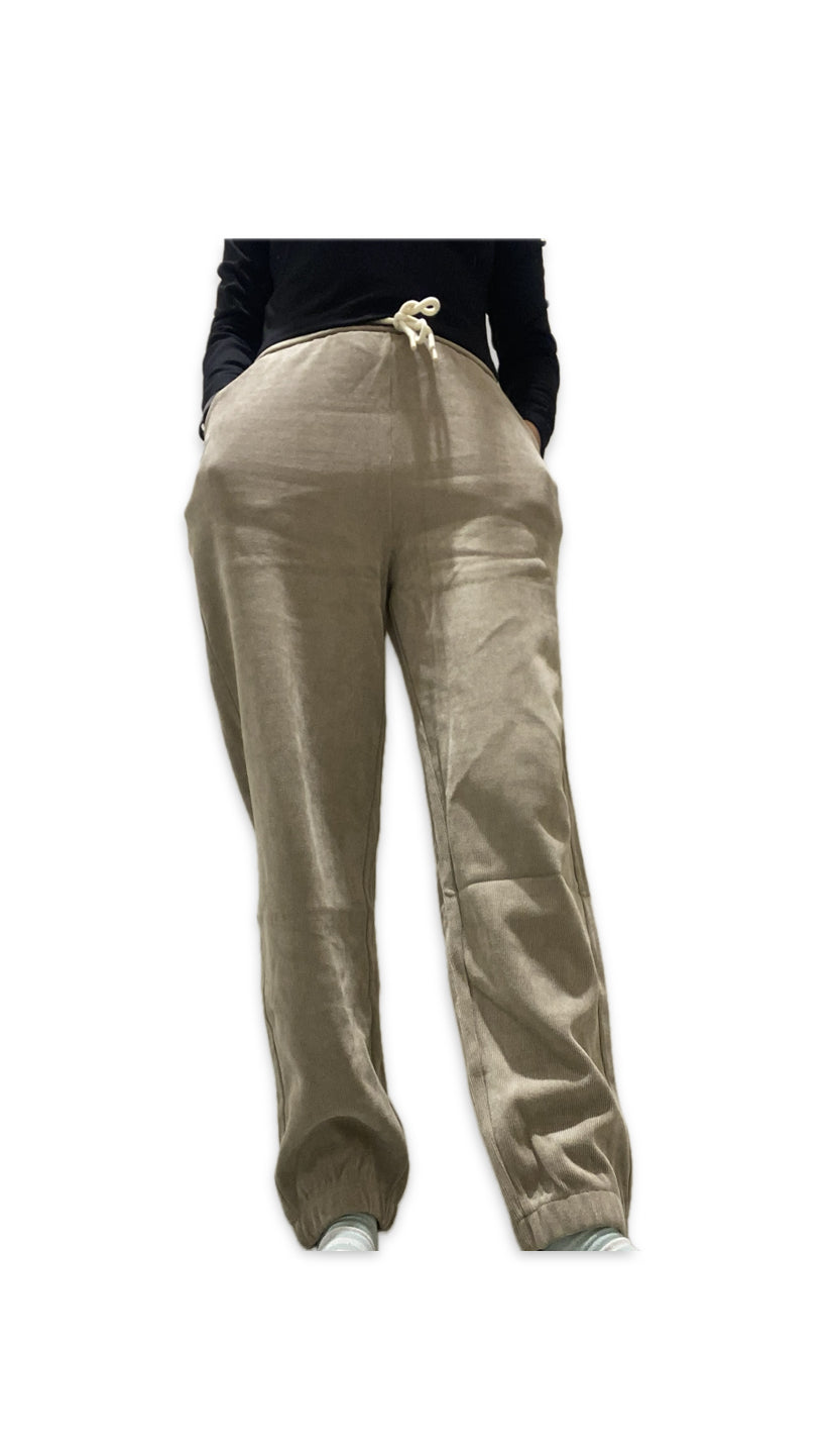 Corduroy Joggers (Beige)