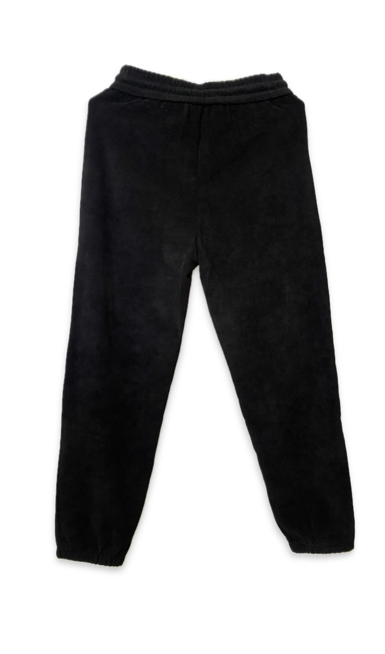 Corduroy Joggers (Black)