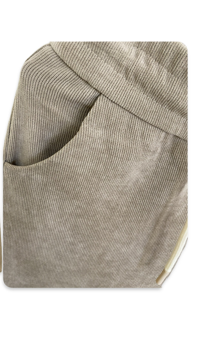 Corduroy Joggers (Beige)