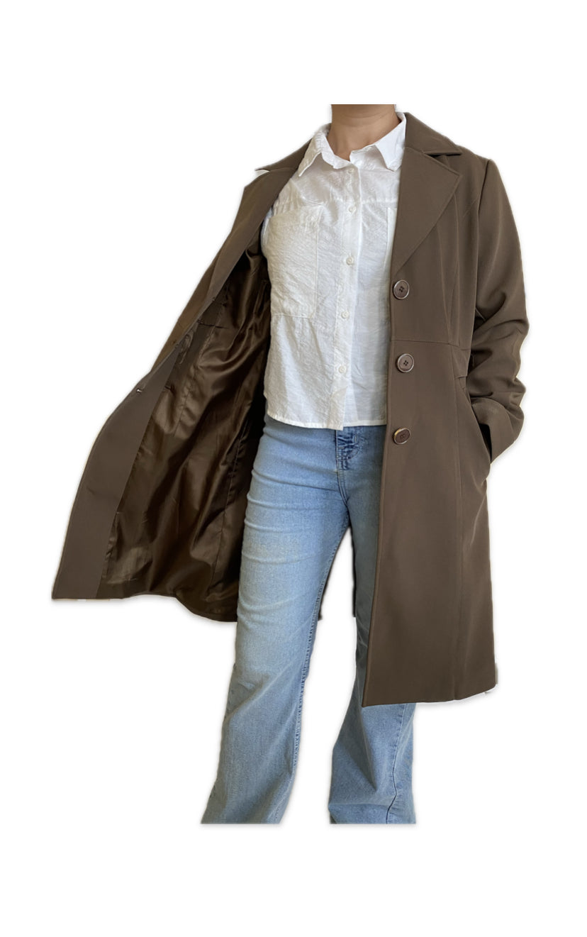 Trench Coat (Brown)