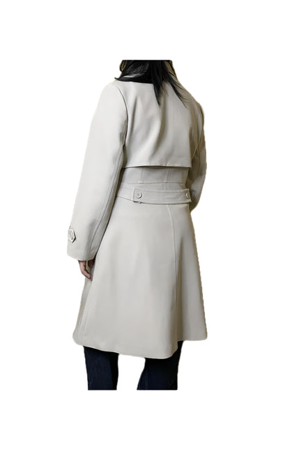 Double breasted Coat (Beige)