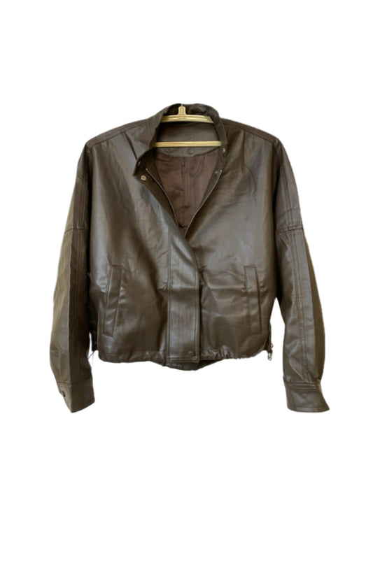 Leather Jacket (Brown)