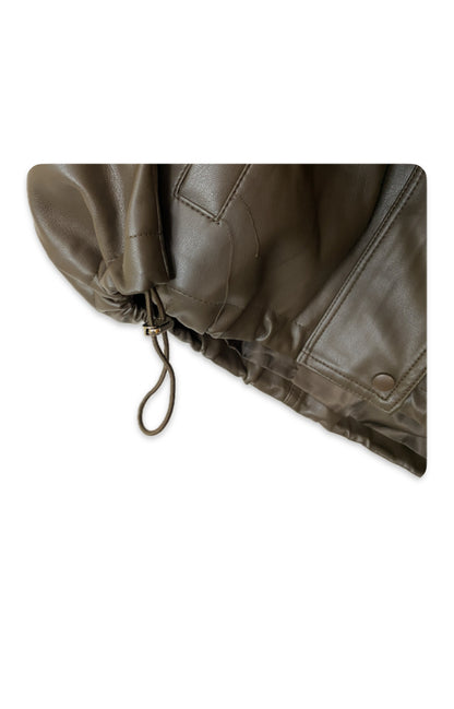 Leather Jacket (Brown)